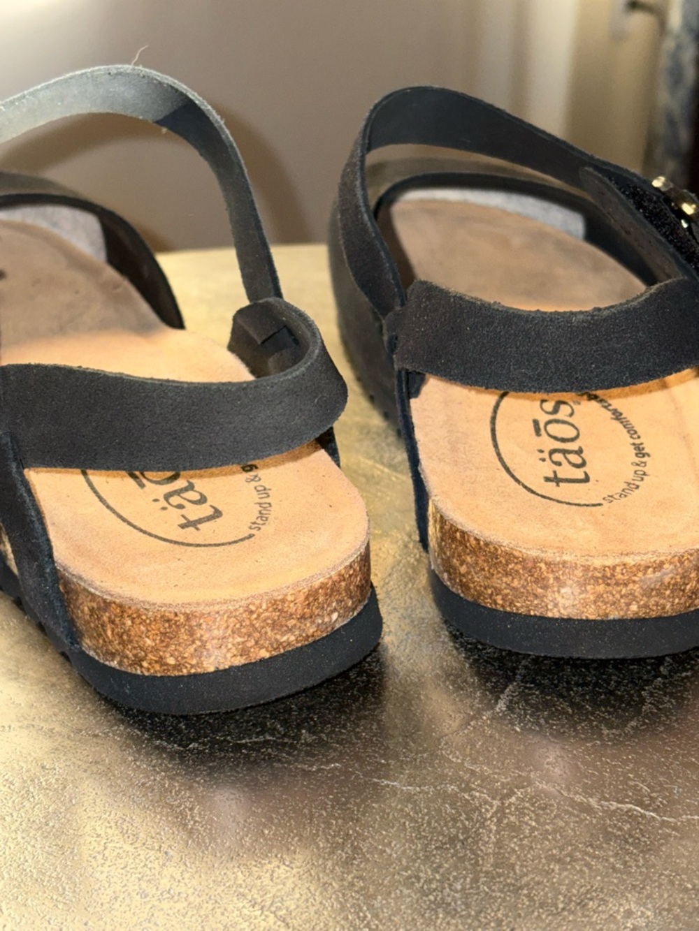 Taos Footwear Black Mary Jane Flats with Ankle Strap - Picture 3 of 5